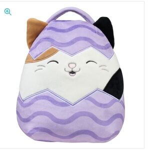 SQUISHMALLOWS Easter Treat Pail Basket Cam the Cat Plush BRAND NEW